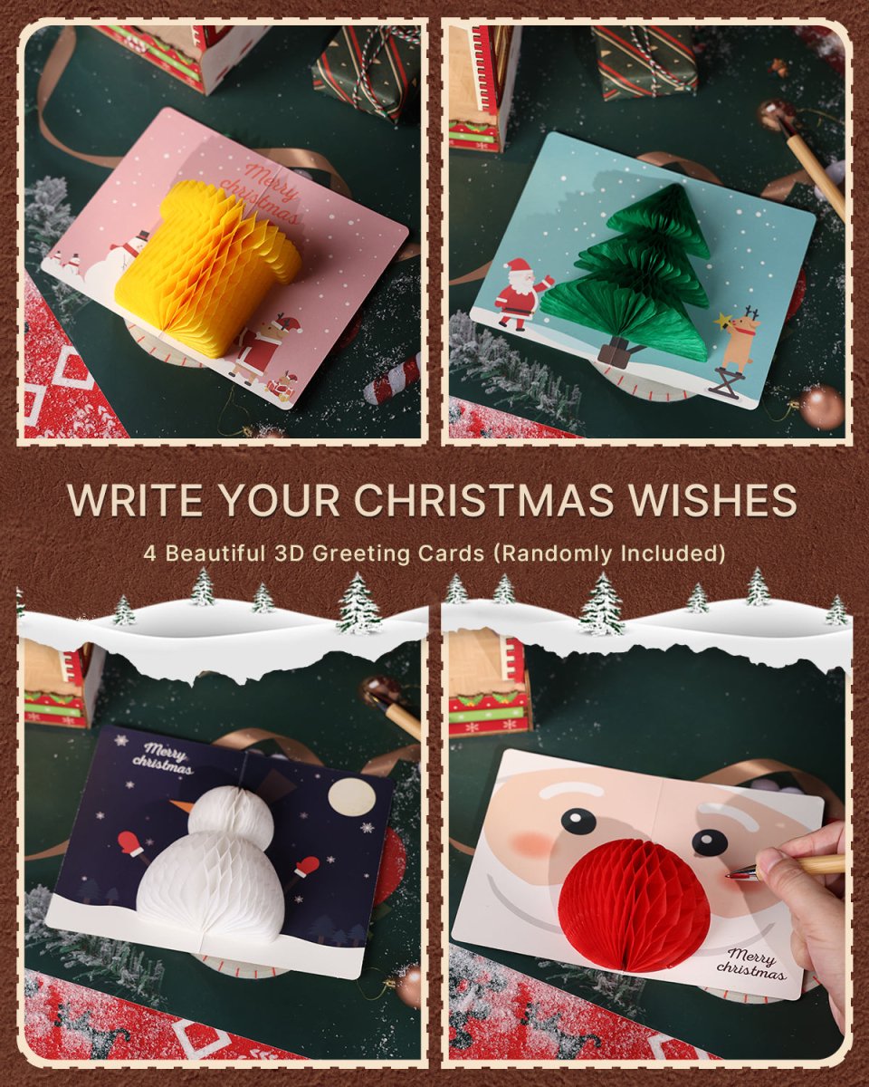 kaayee-book-nook-kit-weihnachten-3d-holz-puzzle-maus image 3