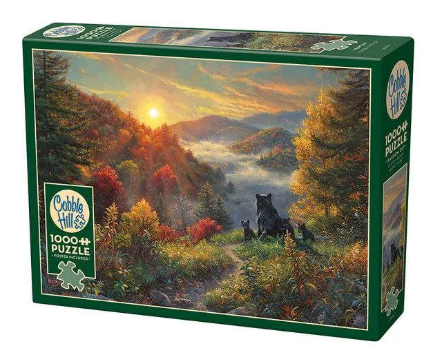 cobble-hill-1000-teile-puzzle-new-day-b-ren-berge image 1