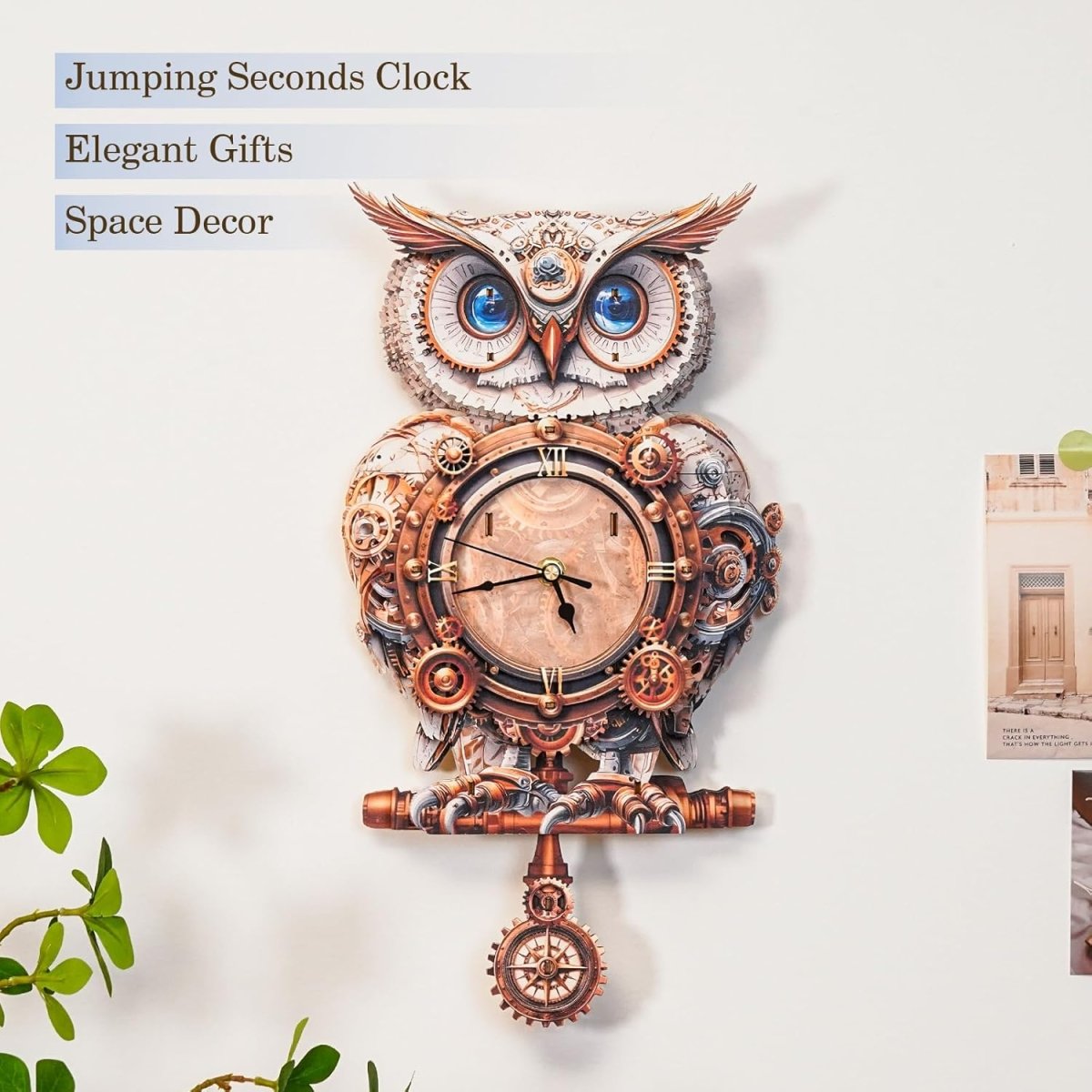 kaayee-clock-kit-eule-holz-uhrenbausatz-mechanisch image 5