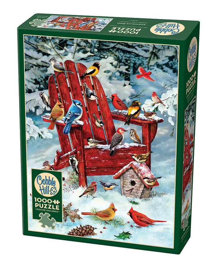 cobble-hill-adirondack-birds-puzzle-1000-teile-winter image 1
