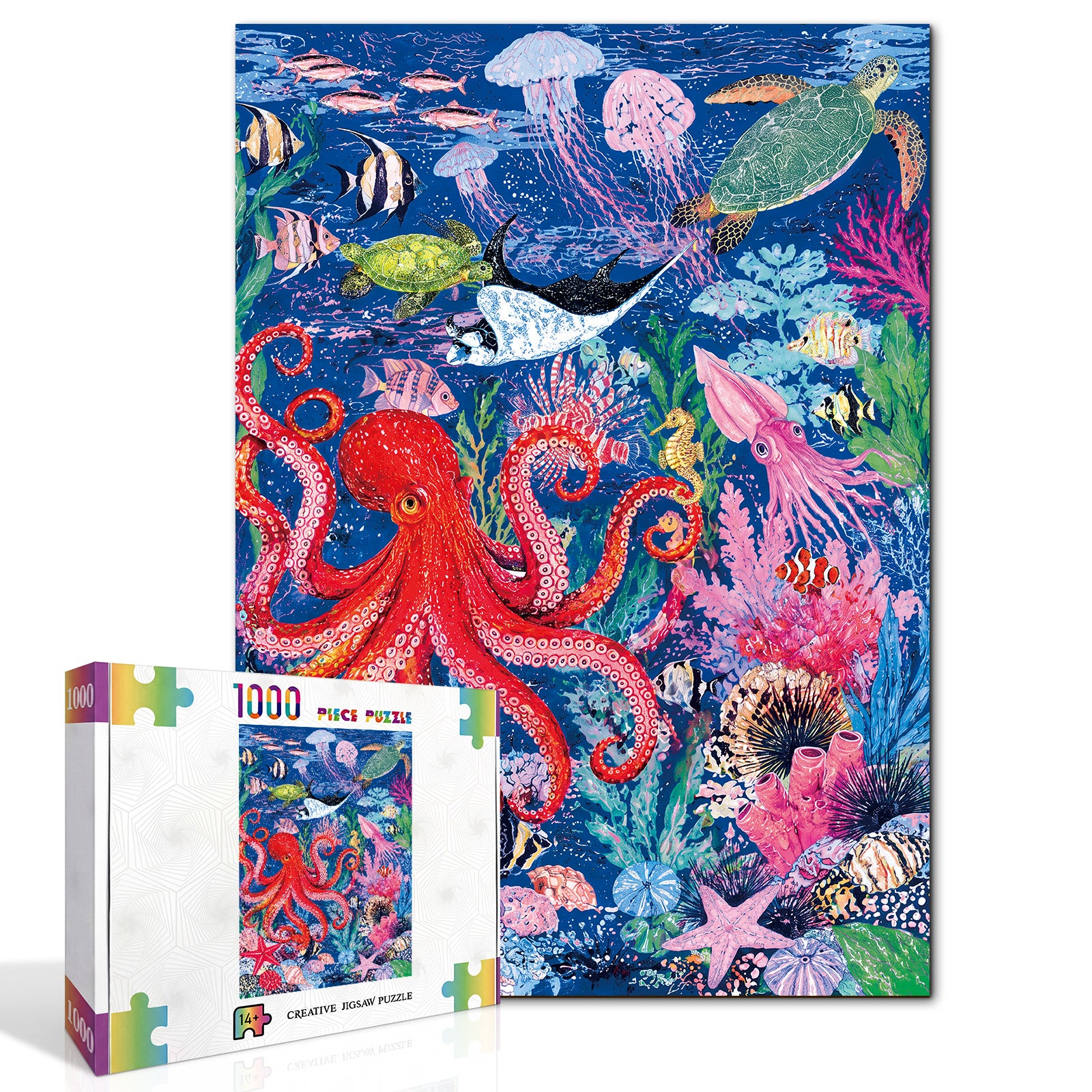 kaayee-ocean-adventure-1000-teile-puzzle-eco-white-board image 2