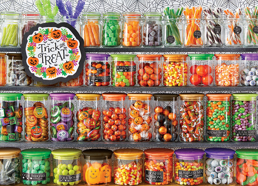 cobble-hill-1000-piece-trick-or-treat-puzzle-1000-teile-halloween image 2
