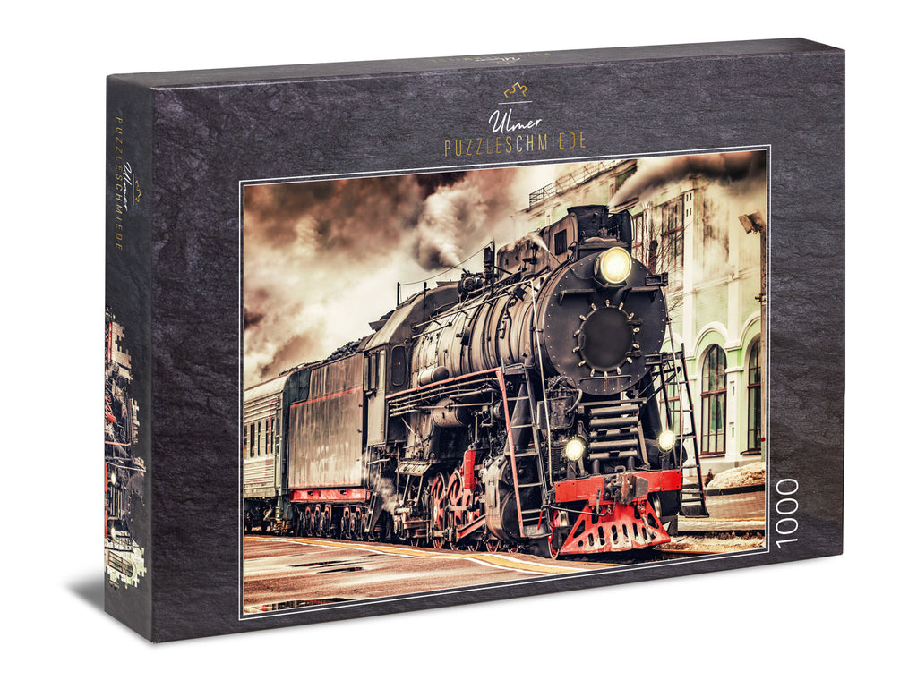 ulmer-puzzleschmiede-railroad-puzzle-1000-teile-dampflok image 1