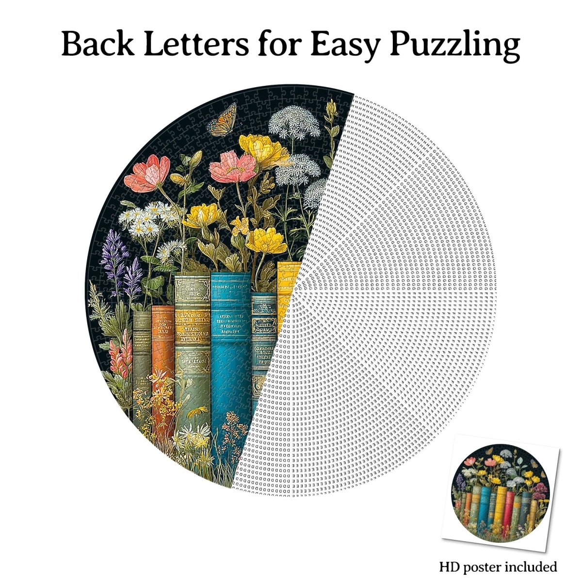 kaayee-flower-on-book-kartonpuzzle-1000-teile-eco-white-board-blumen image 5