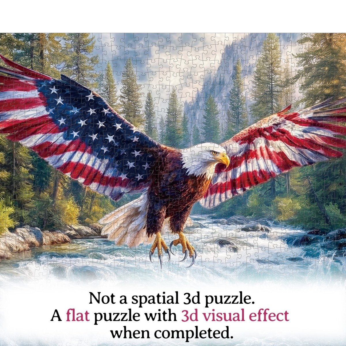 kaayee-flag-bald-eagle-2-1000-teile-puzzle-standard-adler image 6