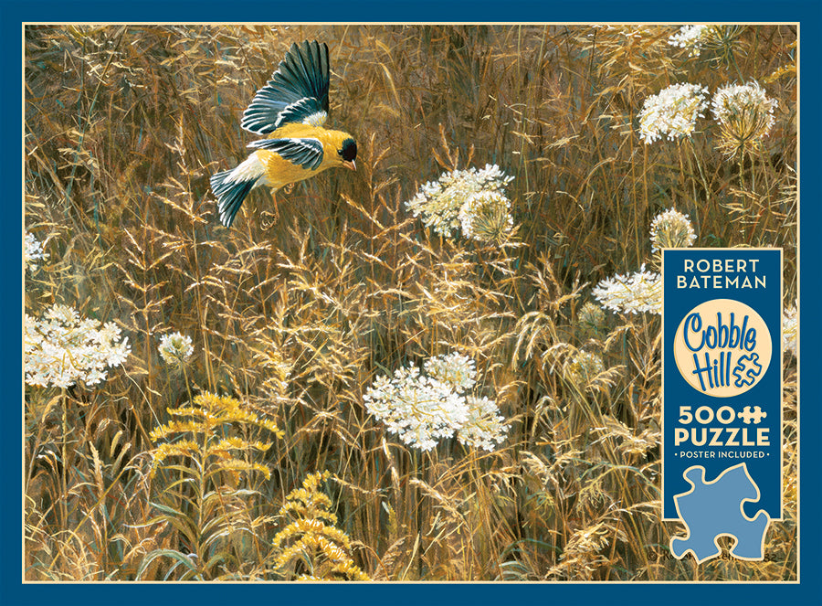 cobble-hill-queen-anne-s-lace-and-american-goldfinch-500-teile-puzzle image 5
