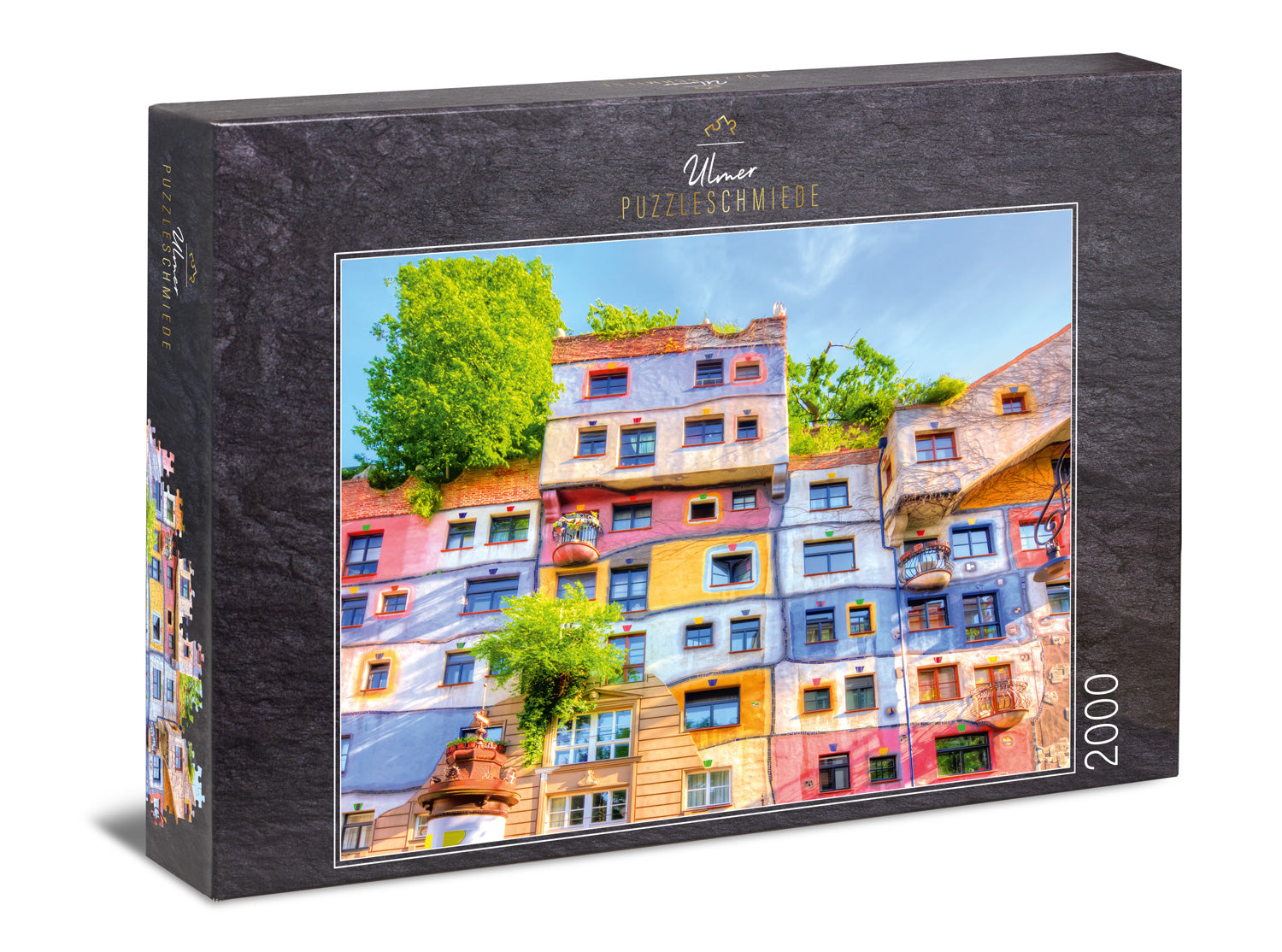 ulmer-puzzleschmiede-hundertwasserhaus-puzzle-2000-teile-wien image 1