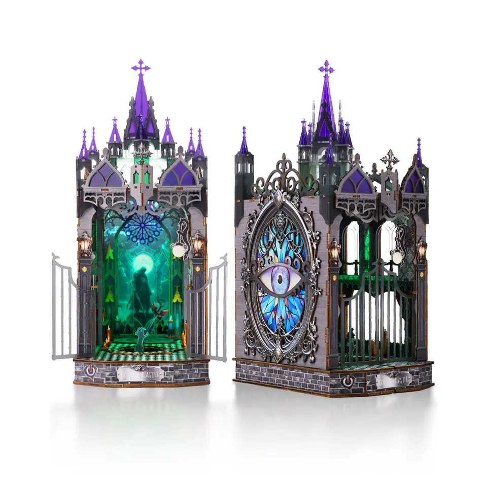 kaayee-book-nook-kit-gothic-castle-3d-puzzle-type-c-version image 1