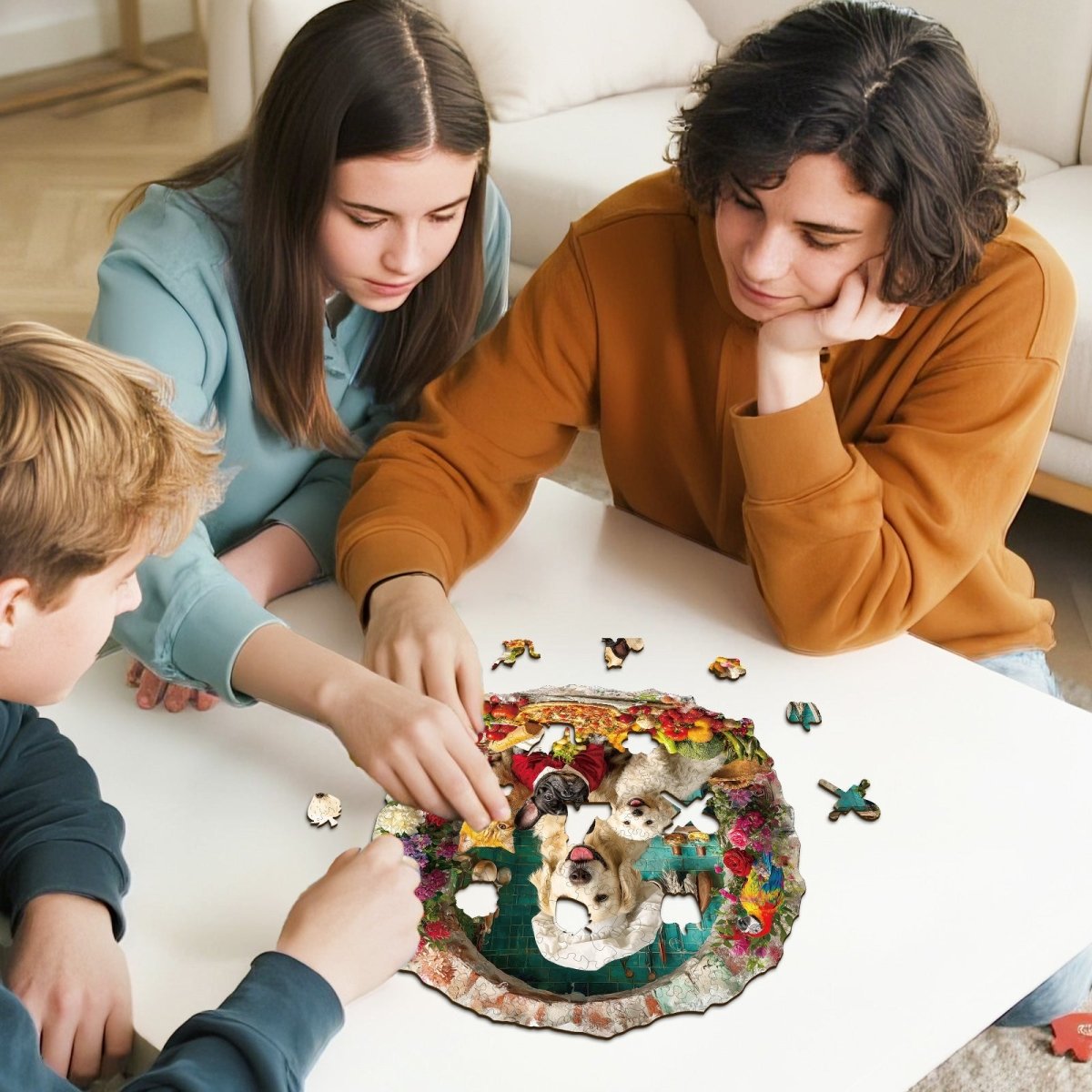 kaayee-wooden-puzzle-the-cat-and-dog-kitchen-holzpuzzle-medium image 8