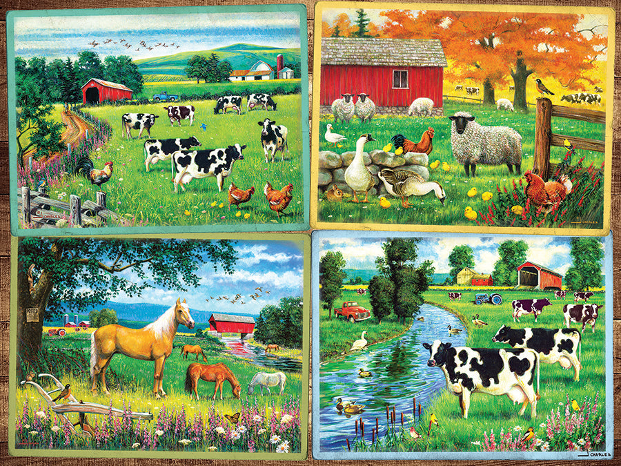cobble-hill-easy-handling-chez-michelle-country-friends-2er-set-puzzle image 5