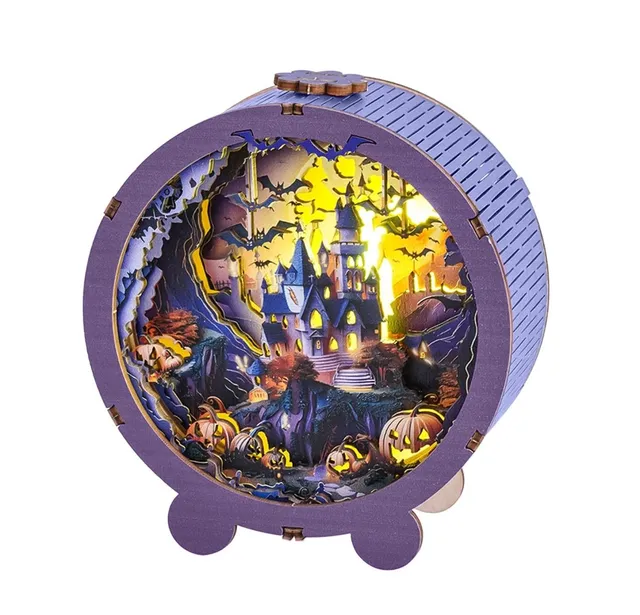 kaayee-night-light-halloween-castle-holz-nachtlicht-led image 1