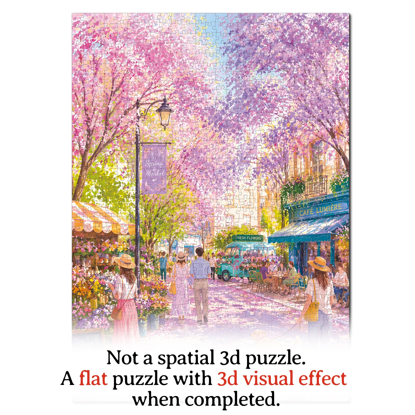 kaayee-cardboard-puzzle-whispers-of-sakura-street-1000-teile image 7