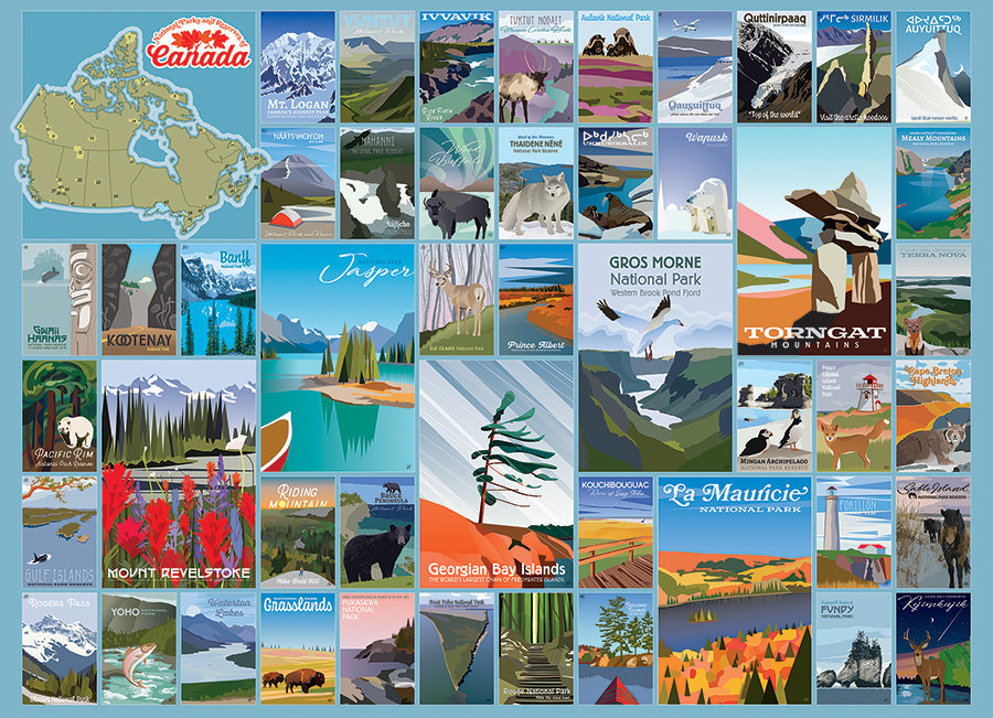 cobble-hill-national-parks-of-canada-1000-teile-puzzle-reise image 2