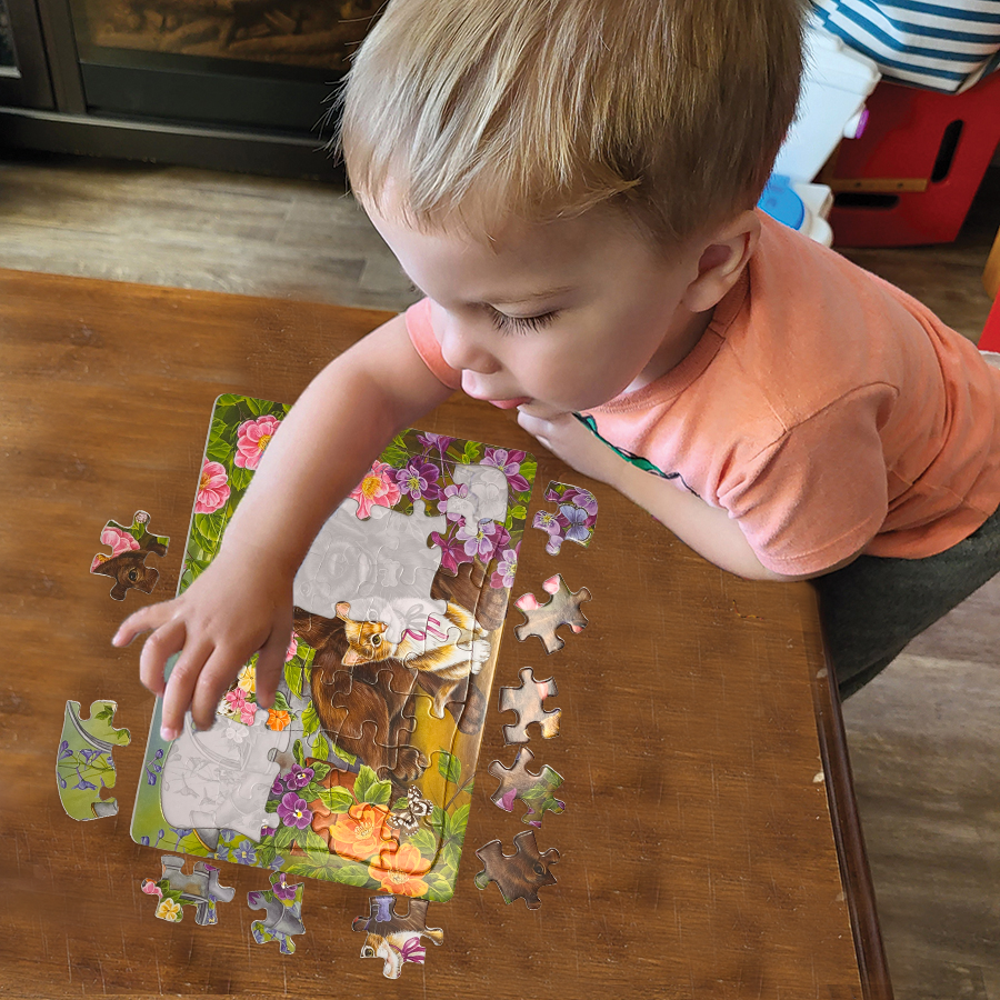 cobble-hill-tray-puzzles-calico-chocolate-tablettpuzzle-35-teile-katze image 2