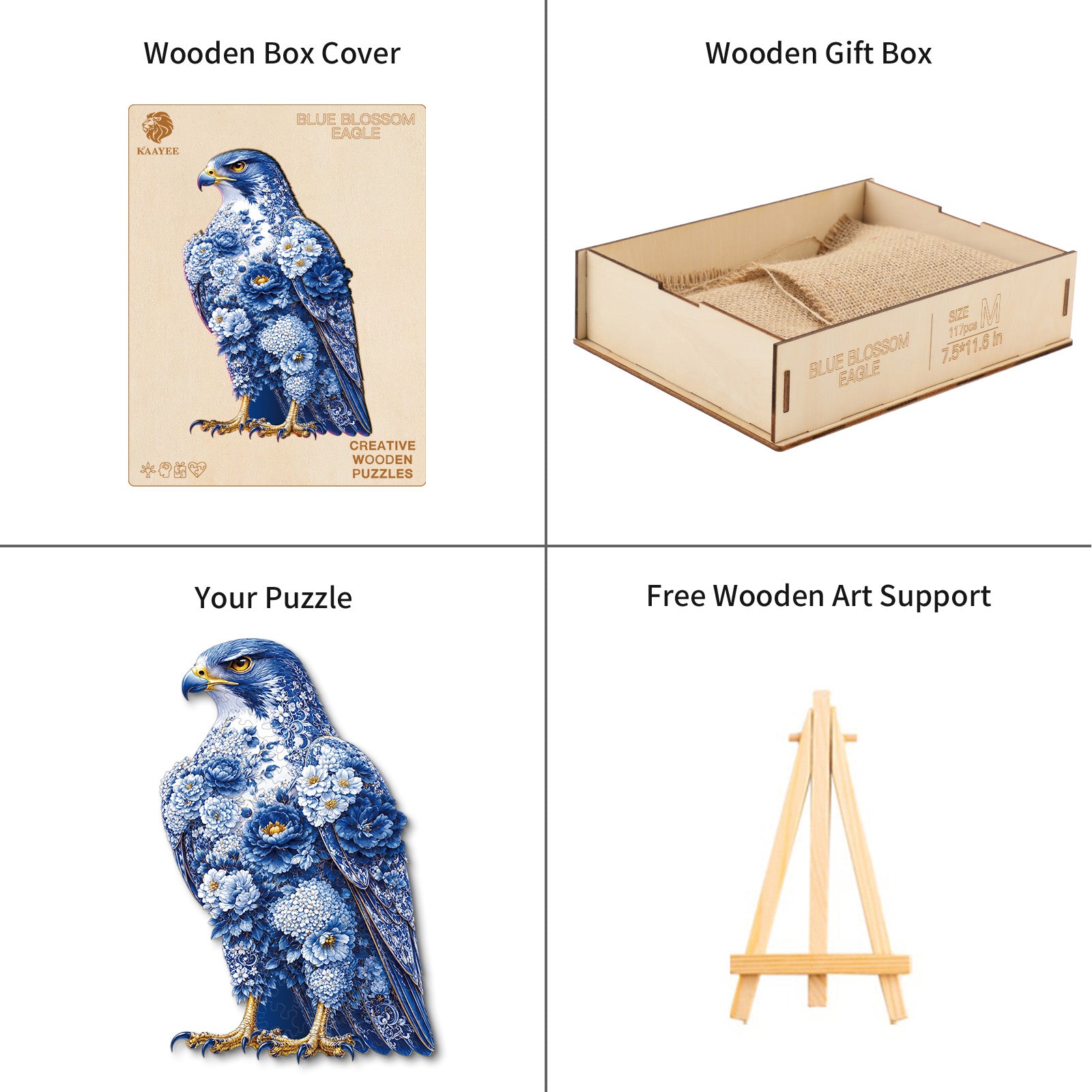 kaayee-wooden-puzzle-blue-blossom-eagle-holzpuzzle-adler-m image 4