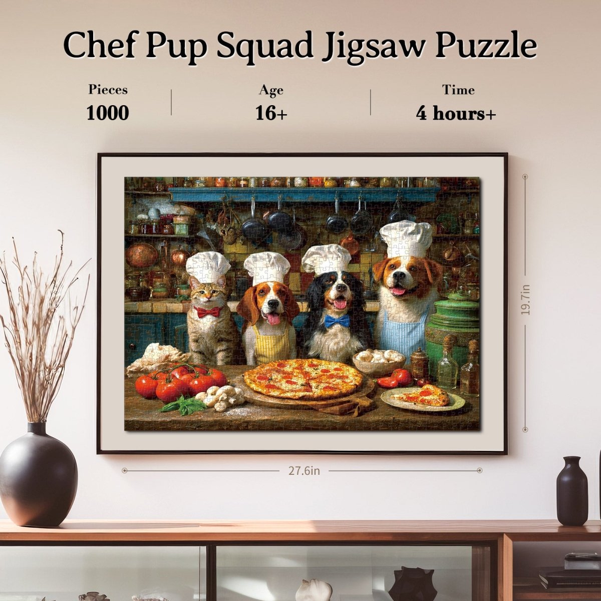 kaayee-chef-pup-squad-puzzle-1000-teile-hunde-eco-white-board image 4