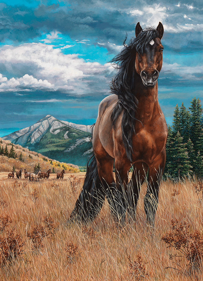 cobble-hill-1000-piece-freedom-puzzle-1000-teile-pferd image 2
