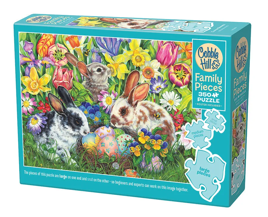 cobble-hill-family-pieces-350-easter-bunnies-puzzle-350-teile image 1