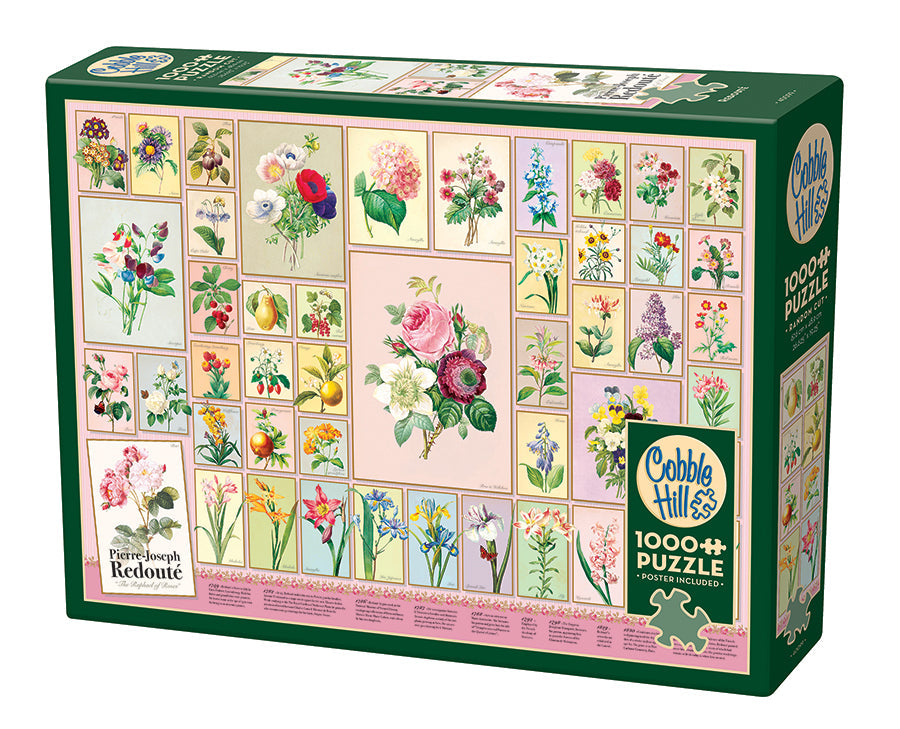 cobble-hill-1000-piece-redoute-puzzle-1000-teile-blumen-kunst image 1
