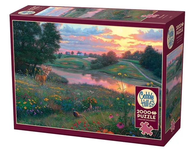 cobble-hill-2000-piece-the-gloaming-puzzle-2000-teile-sonnenuntergang image 1
