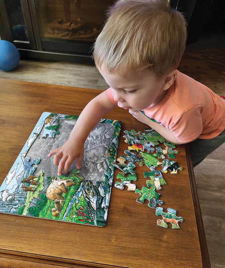 cobble-hill-tray-puzzles-rocky-mountain-wildlife-puzzle-35-teile-tiere image 2