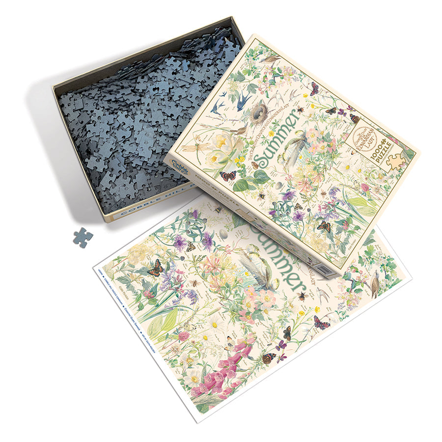 cobble-hill-1000-piece-country-diary-summer-blumen-puzzle image 3