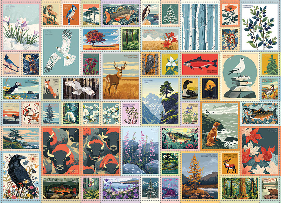 cobble-hill-1000-piece-emblems-of-canada-puzzle-1000-teile-kanada image 2