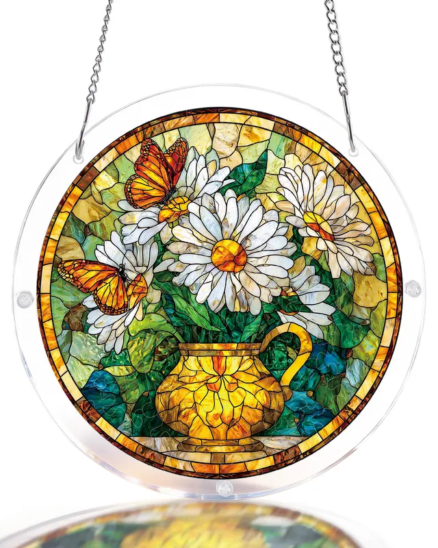kaayee-suncatcher-puzzle-daisy-butterfly-garden-light-fensterbild-medium image 1