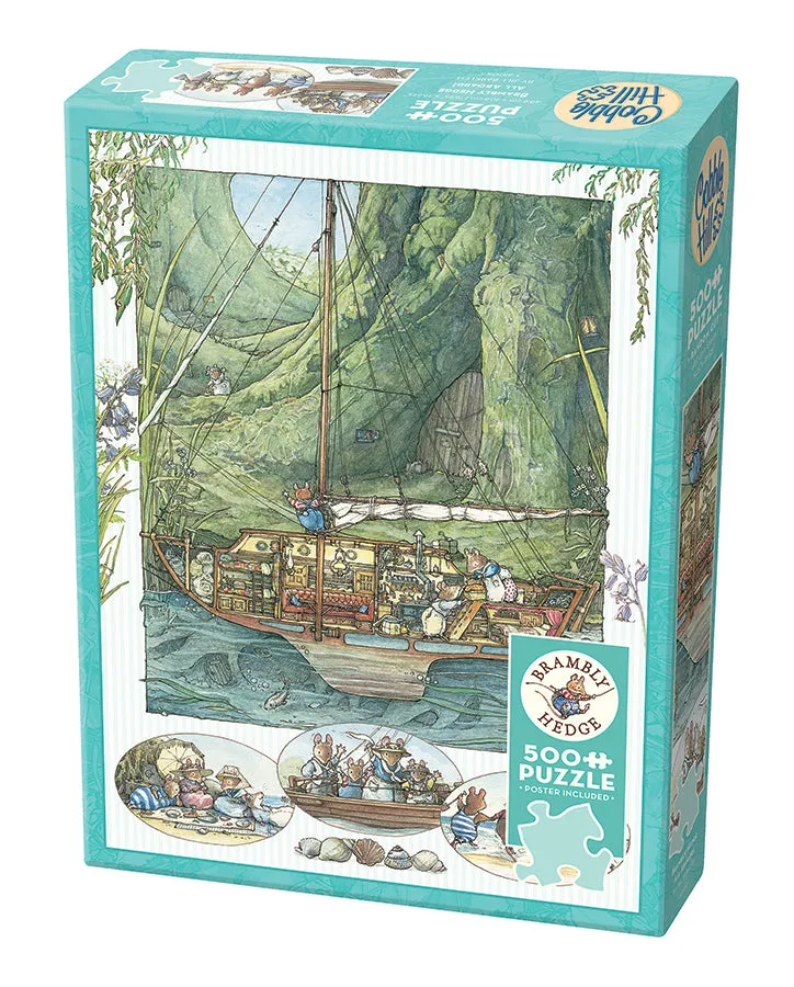 cobble-hill-500-piece-brambly-hedge-all-aboard-puzzle-m-use image 1