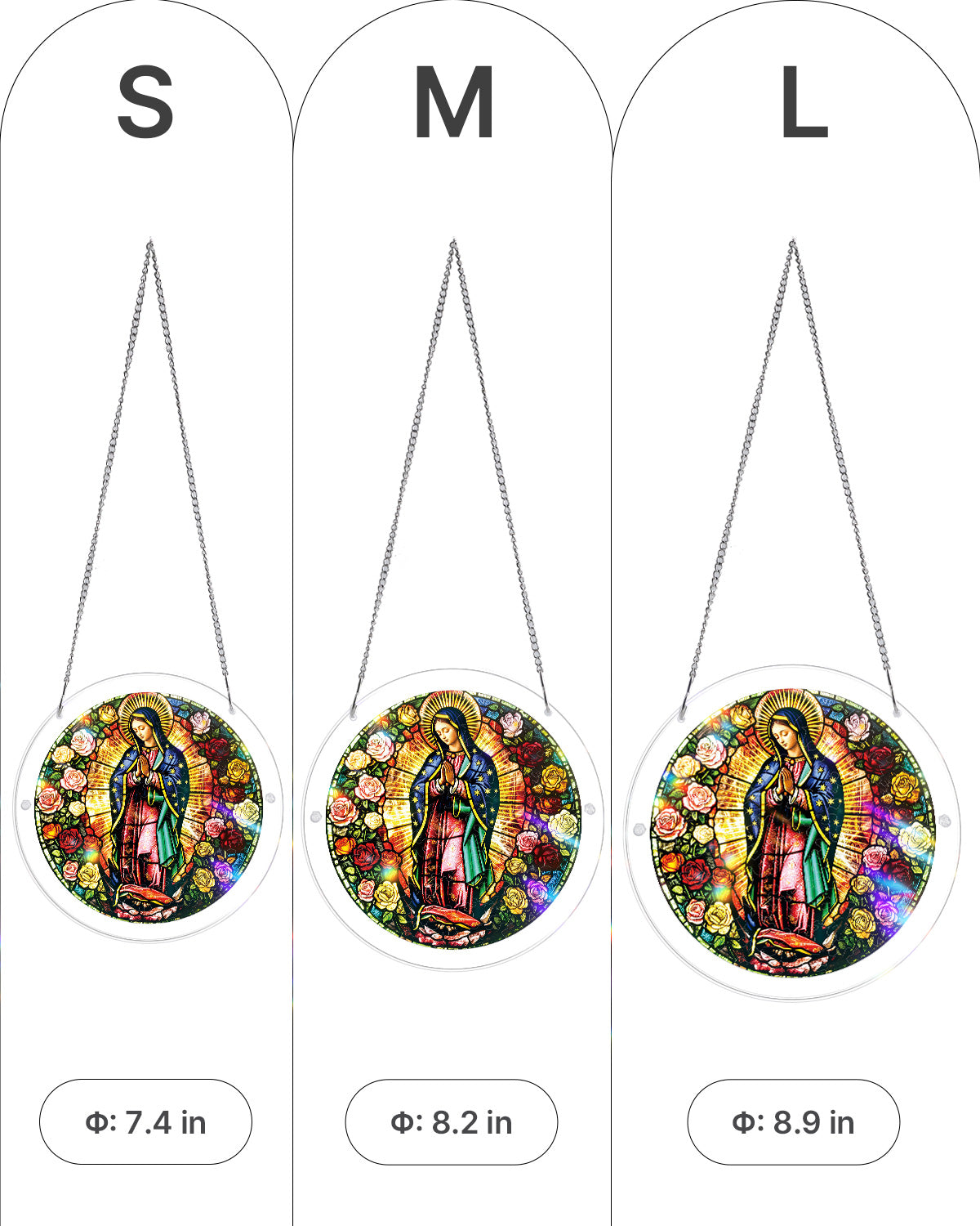 kaayee-light-of-prayer-suncatcher-fensterbild-medium-20-8-cm image 5
