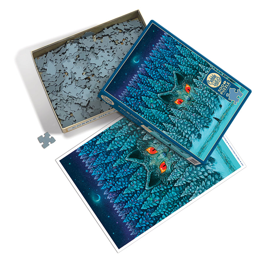 cobble-hill-500-piece-be-wary-silent-night-puzzle-fantasy image 3