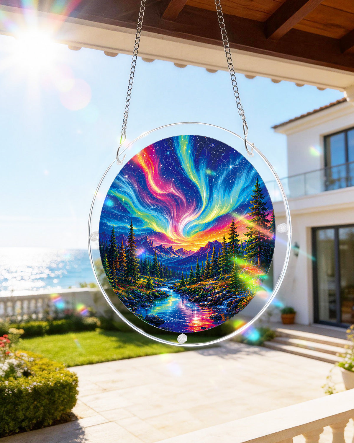 kaayee-suncatcher-puzzle-aurora-mountain-fensterbild-m-20-8-cm image 8