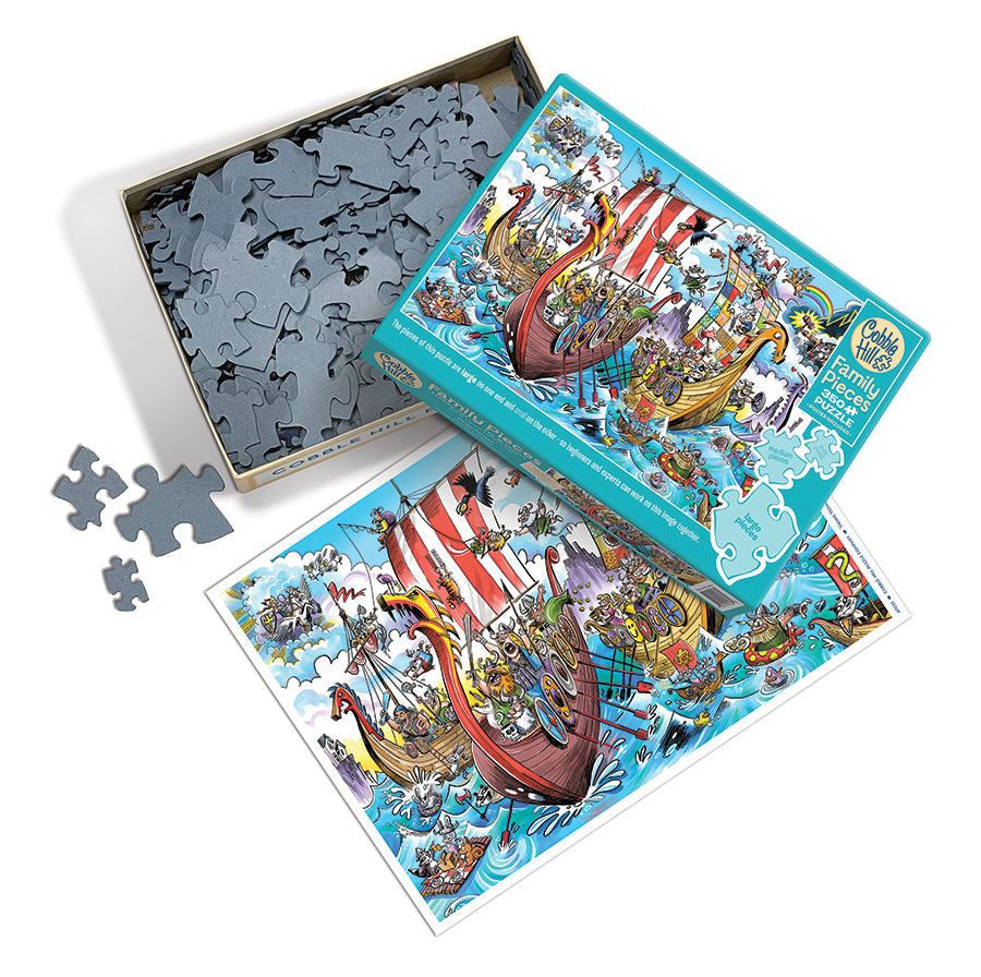 cobble-hill-family-pieces-350-viking-voyage-puzzle-350-teile image 3
