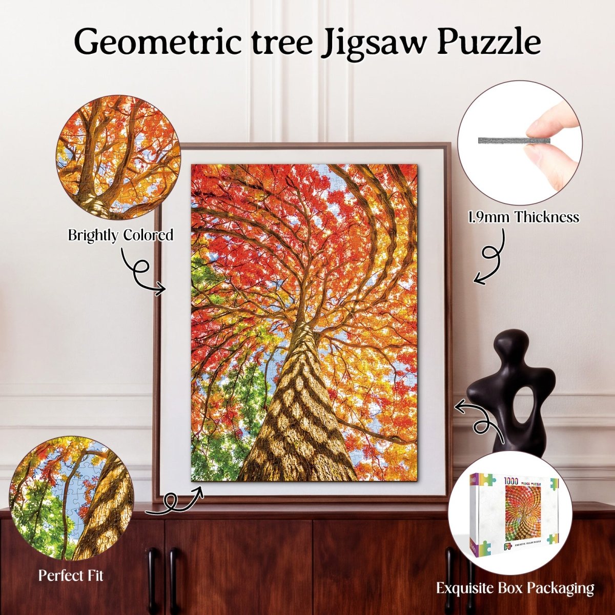 kaayee-cardboard-puzzle-geometric-tree-1-1000-teile-eco image 3