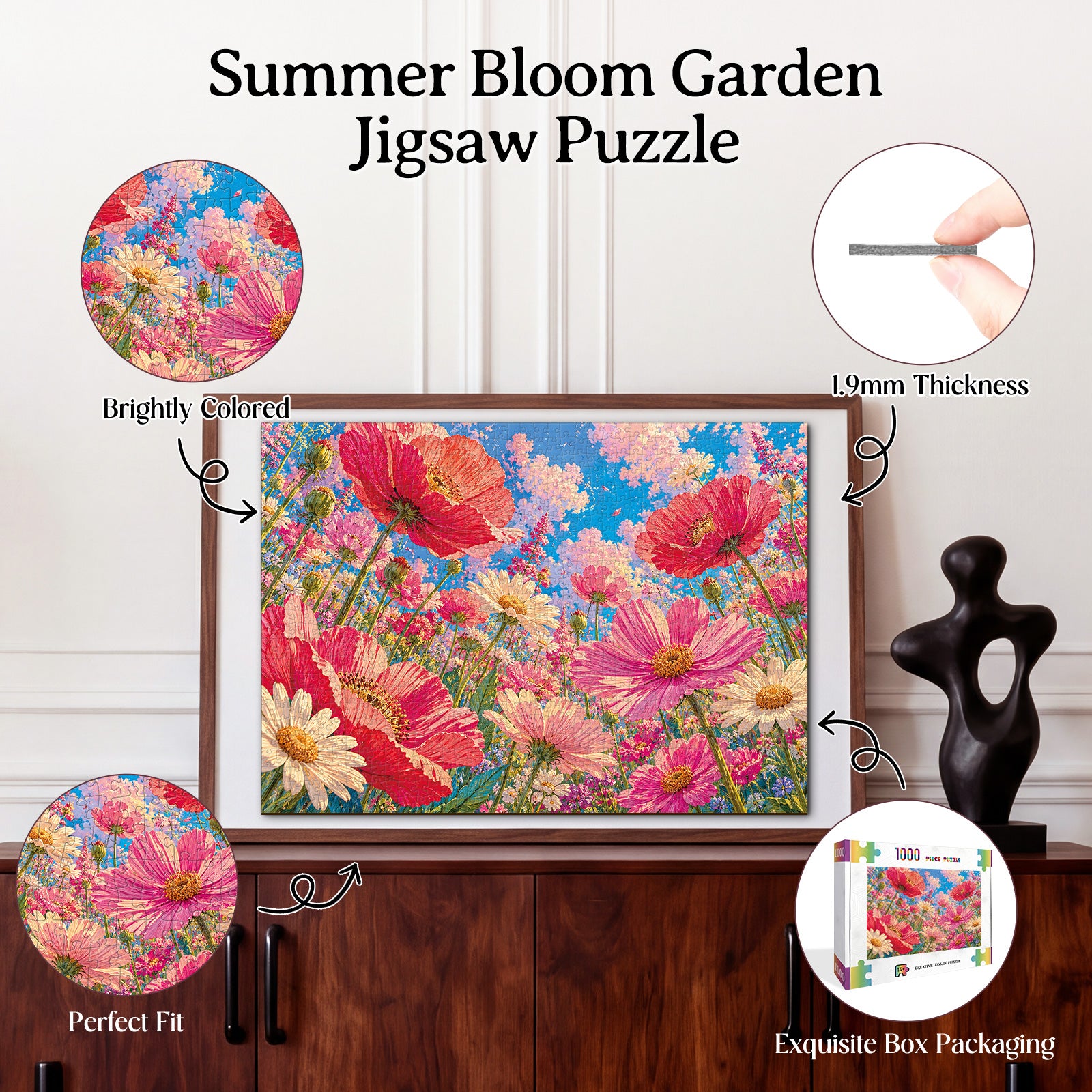 kaayee-summer-bloom-garden-puzzle-1000-teile-blumen image 3