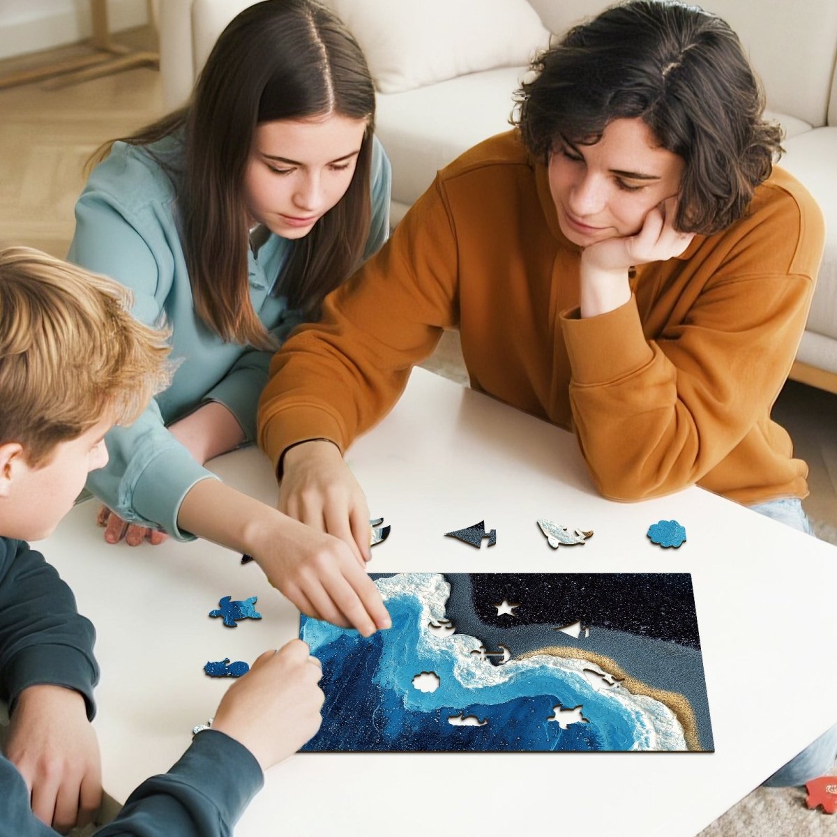 kaayee-wooden-puzzle-beyond-the-waves-holzpuzzle-medium-blau image 8