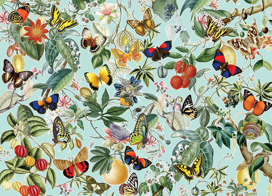 cobble-hill-1000-fruit-and-flutterbies-puzzle-1000-teile-blumen image 2