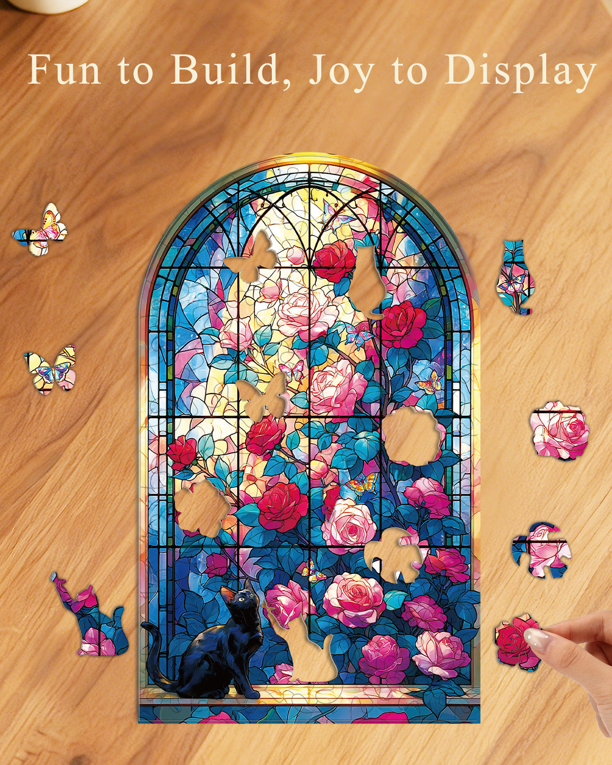 kaayee-night-light-butterfly-garden-acryl-puzzle-lampe image 7