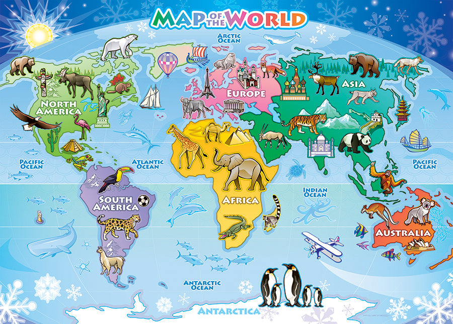 cobble-hill-tray-puzzles-world-map-puzzle-35-teile-kinder image 3
