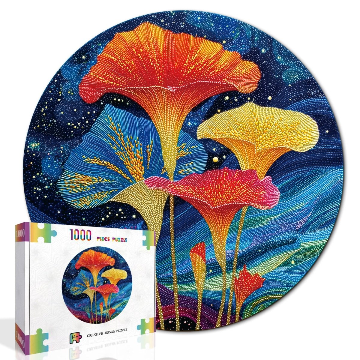 kaayee-cardboard-garden-luminous-bloom-1000-teile-standard image 2