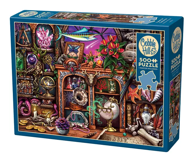 cobble-hill-500-piece-cabinet-of-curiosities-puzzle-500-teile-fantasy image 1