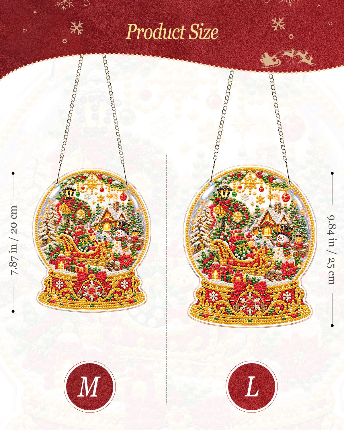 kaayee-suncatcher-puzzle-christmas-crystal-ball-20-cm-diy-kit image 4