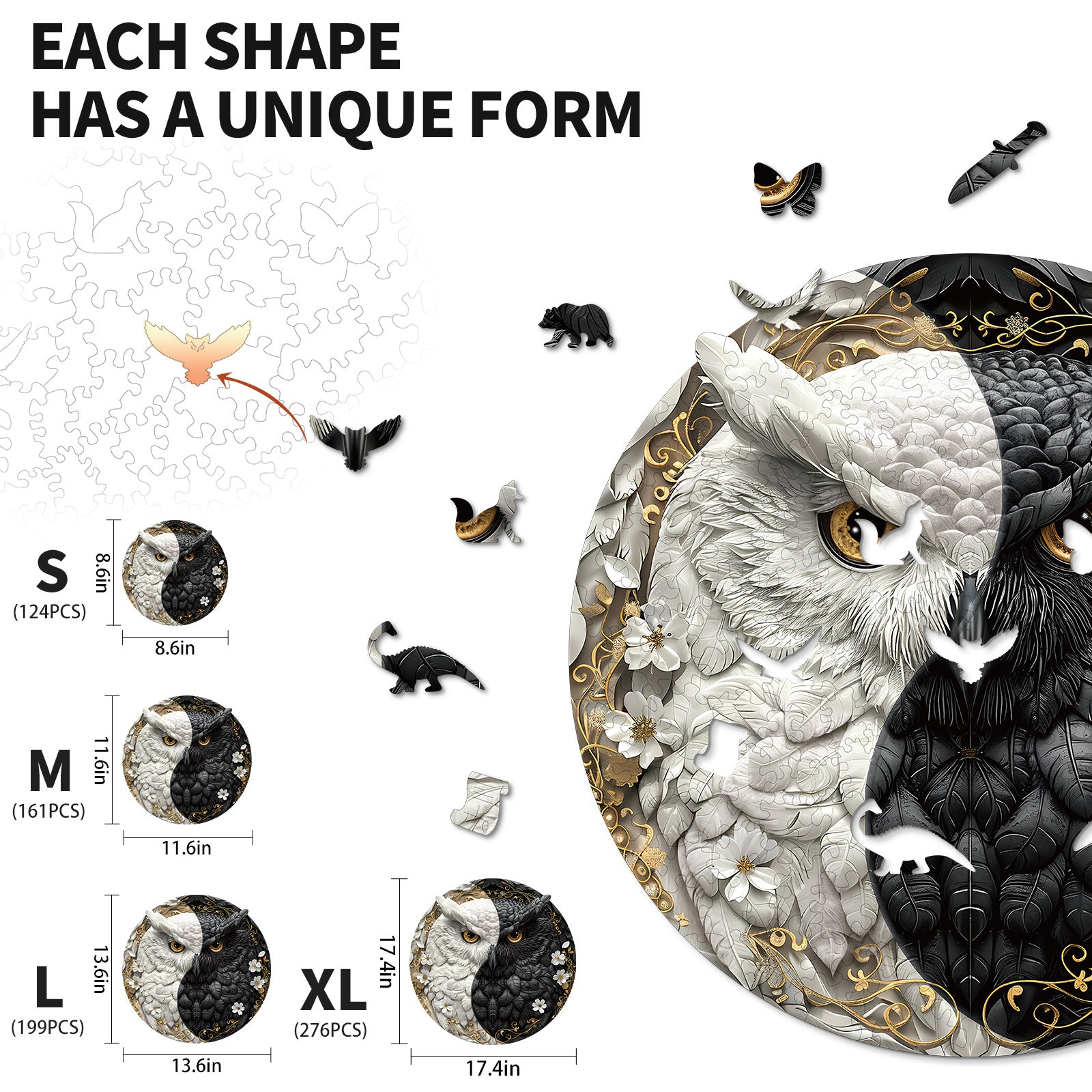 kaayee-wooden-puzzle-twilight-owl-holzpuzzle-medium-eule-nacht image 3