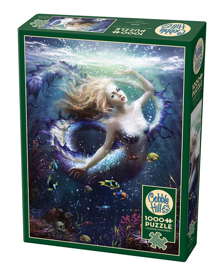 cobble-hill-1000-piece-onde-puzzle-1000-teile-meerjungfrau image 1