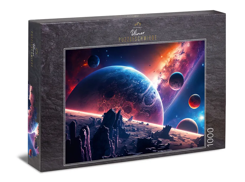 ulmer-puzzleschmiede-sonnensystem-puzzle-1000-teile-weltall image 1