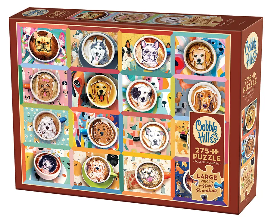 cobble-hill-puppy-lattes-puzzle-275-teile-welpen image 1