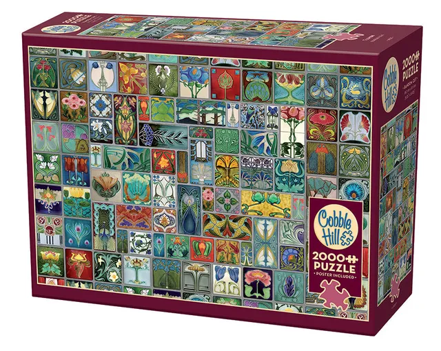 cobble-hill-2000-teile-puzzle-tilework-fliesen-collage image 1