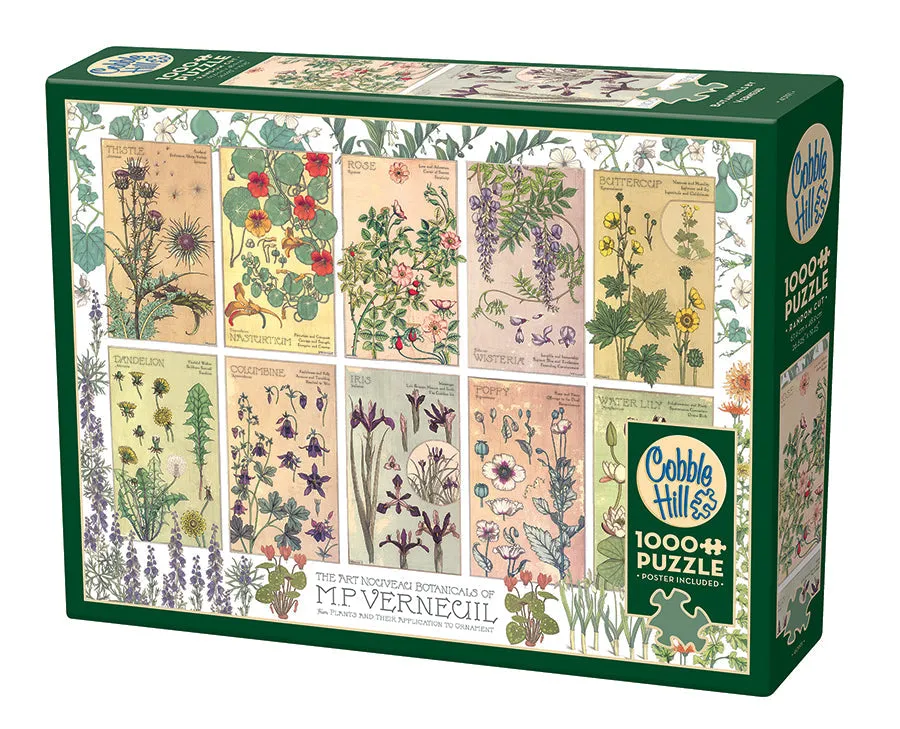 cobble-hill-1000-piece-botanicals-by-verneuil-puzzle-blumen image 1
