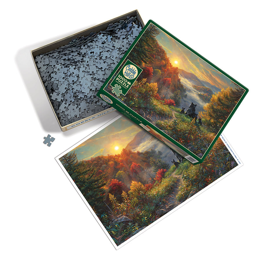 cobble-hill-1000-teile-puzzle-new-day-b-ren-berge image 3