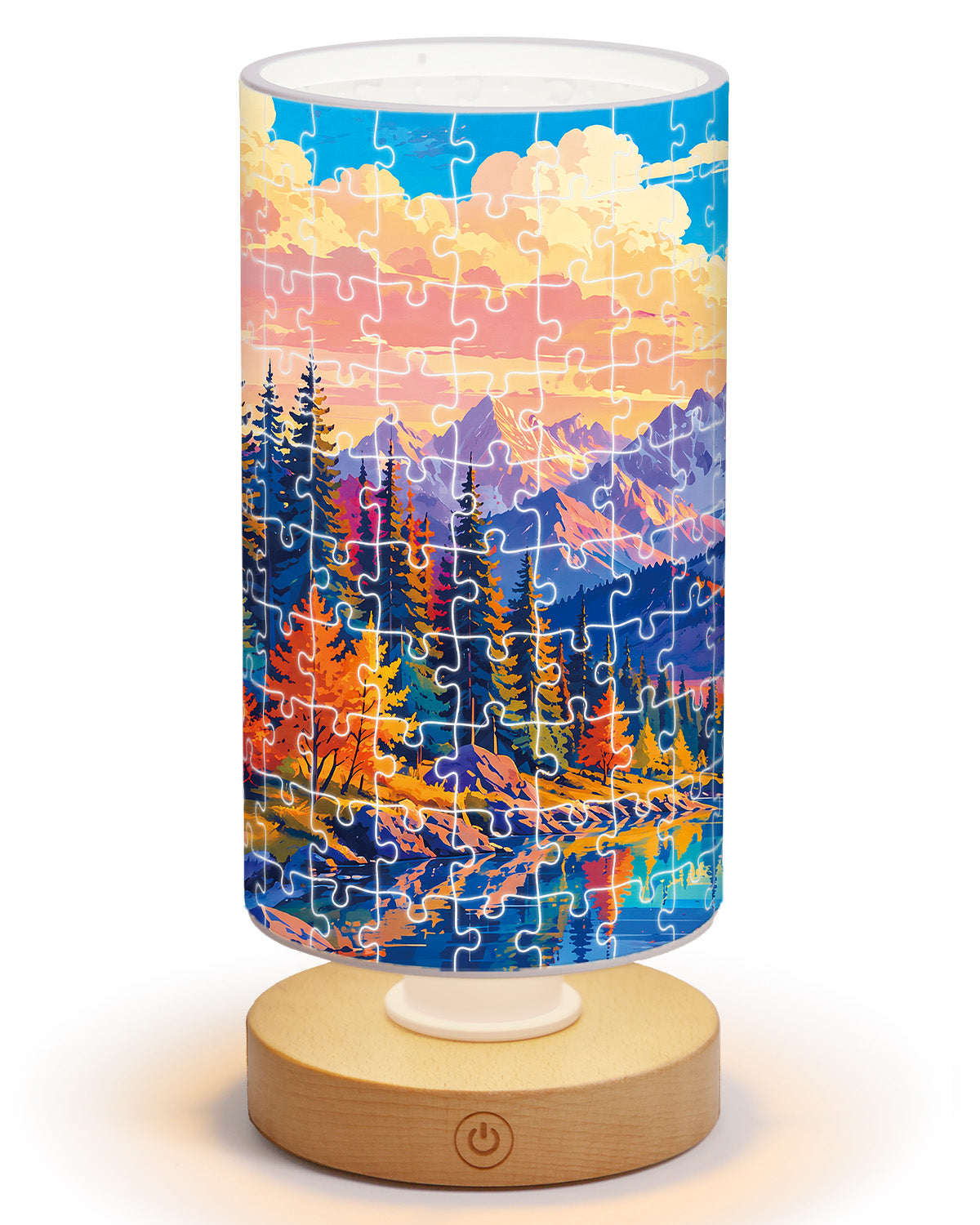 kaayee-night-light-golden-mountain-valley-nachtlicht-rund image 1